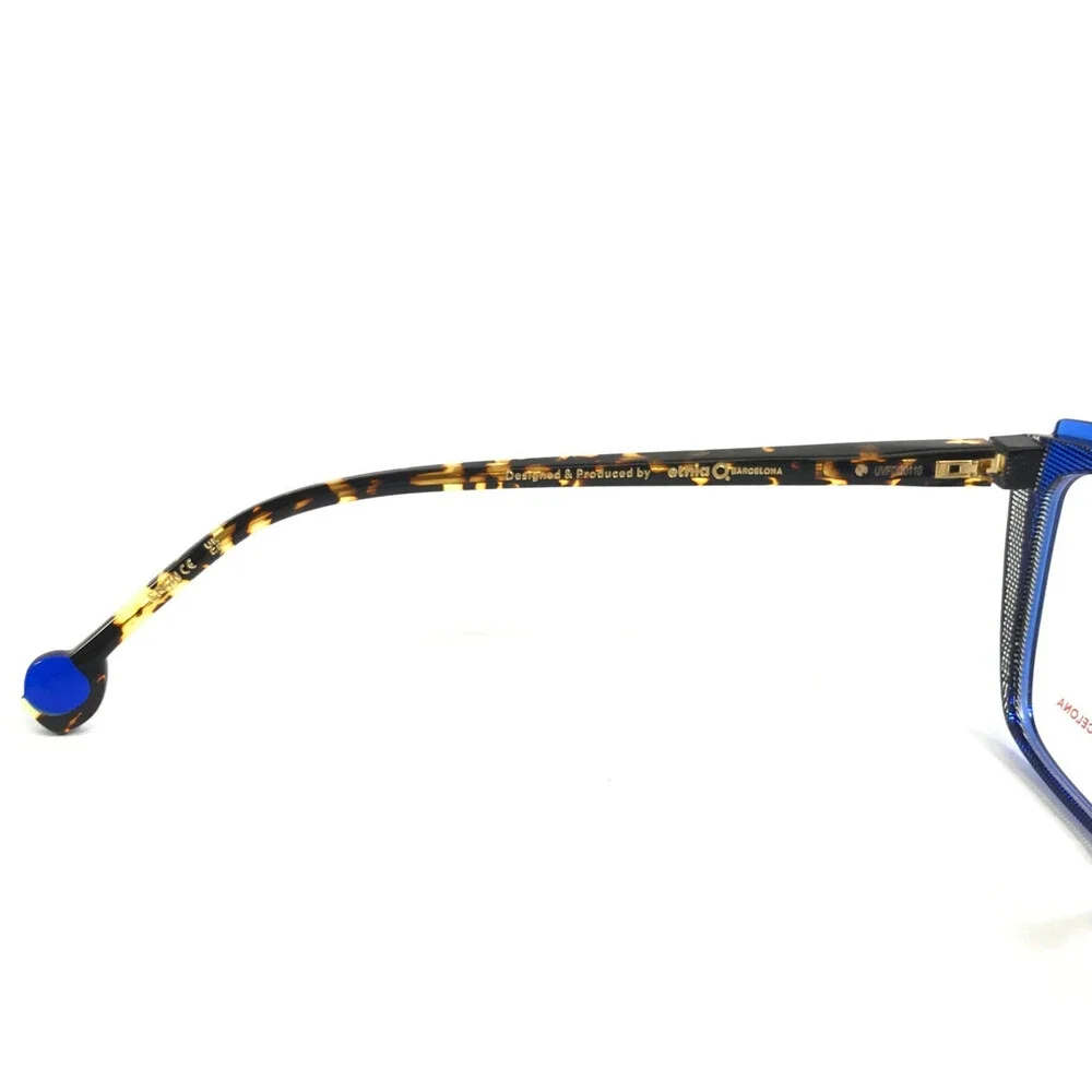 Etnia Barcelona Eyeglasses Frame ZAZ BLHV Blue Havana Cat Eye Full Rim 54-15-138